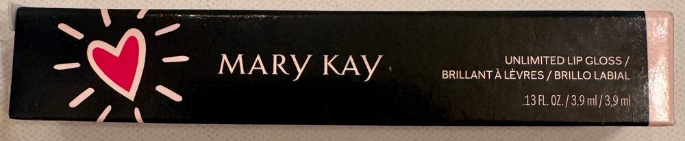 NIB Mary Kay Unlimited Lip Gloss Confident Pink 169299 .13floz
